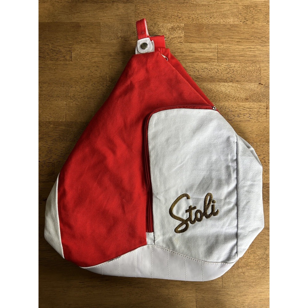 Stoli Vodka Promo Red/White/Gold Backpack/Shoulder Bag